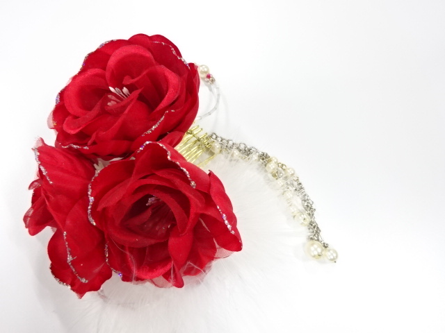 JAPANESE KIMONO / ANTIQUE HAIR ACCESSORY SET